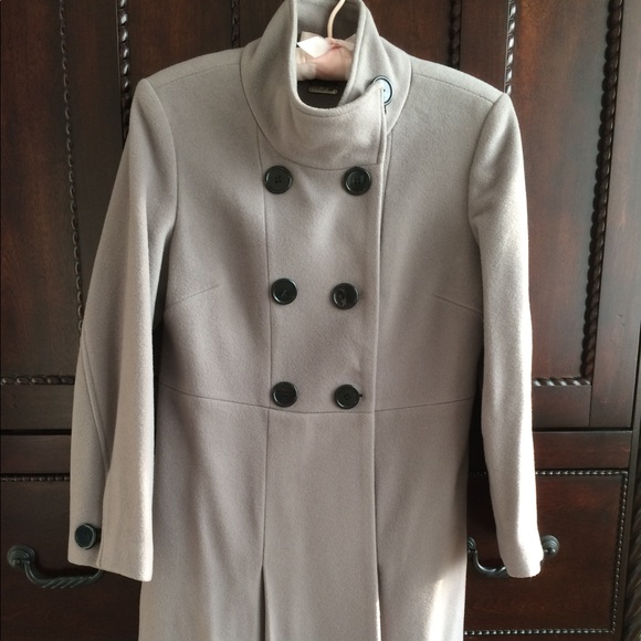 Coat Wool Cashmere Blend Luxury Made in Europe NWOT Mona Serbia Size S Euro 38 - Picture 1 of 6
